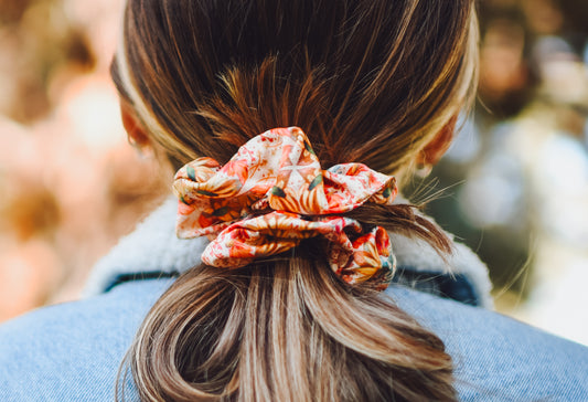 Lucky Wildflowers Scrunchie Cowgirl Hair Accessory