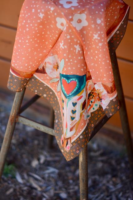 I Heart Cow Skulls: Cowgirl Western Scarf Bandana Silk Tencel Wildrag