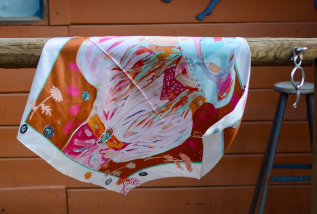 She's A Gem: 35x35 Cowgirl Western Scarf Bandana Silk Wildrag
