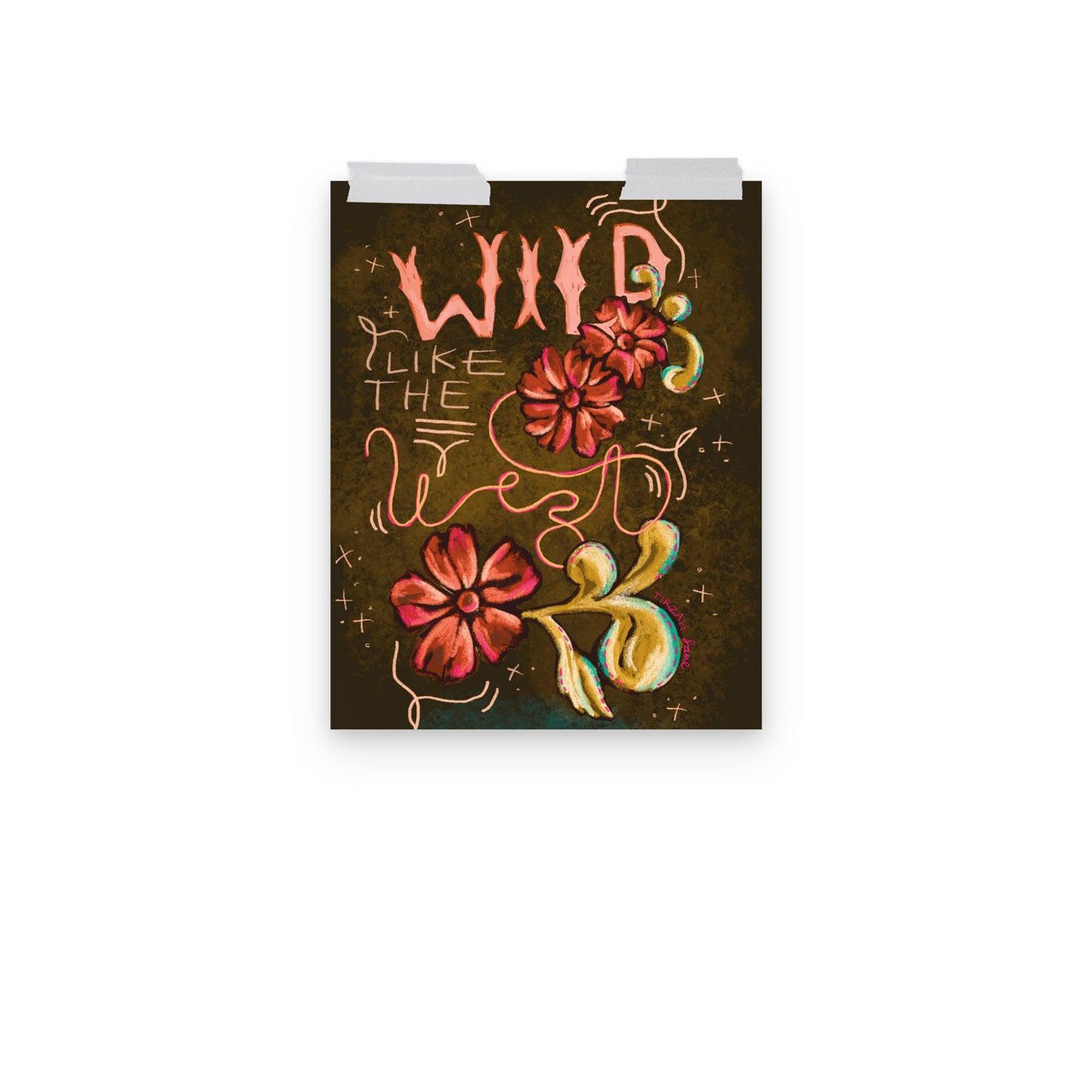 Wild Like The West Art Print