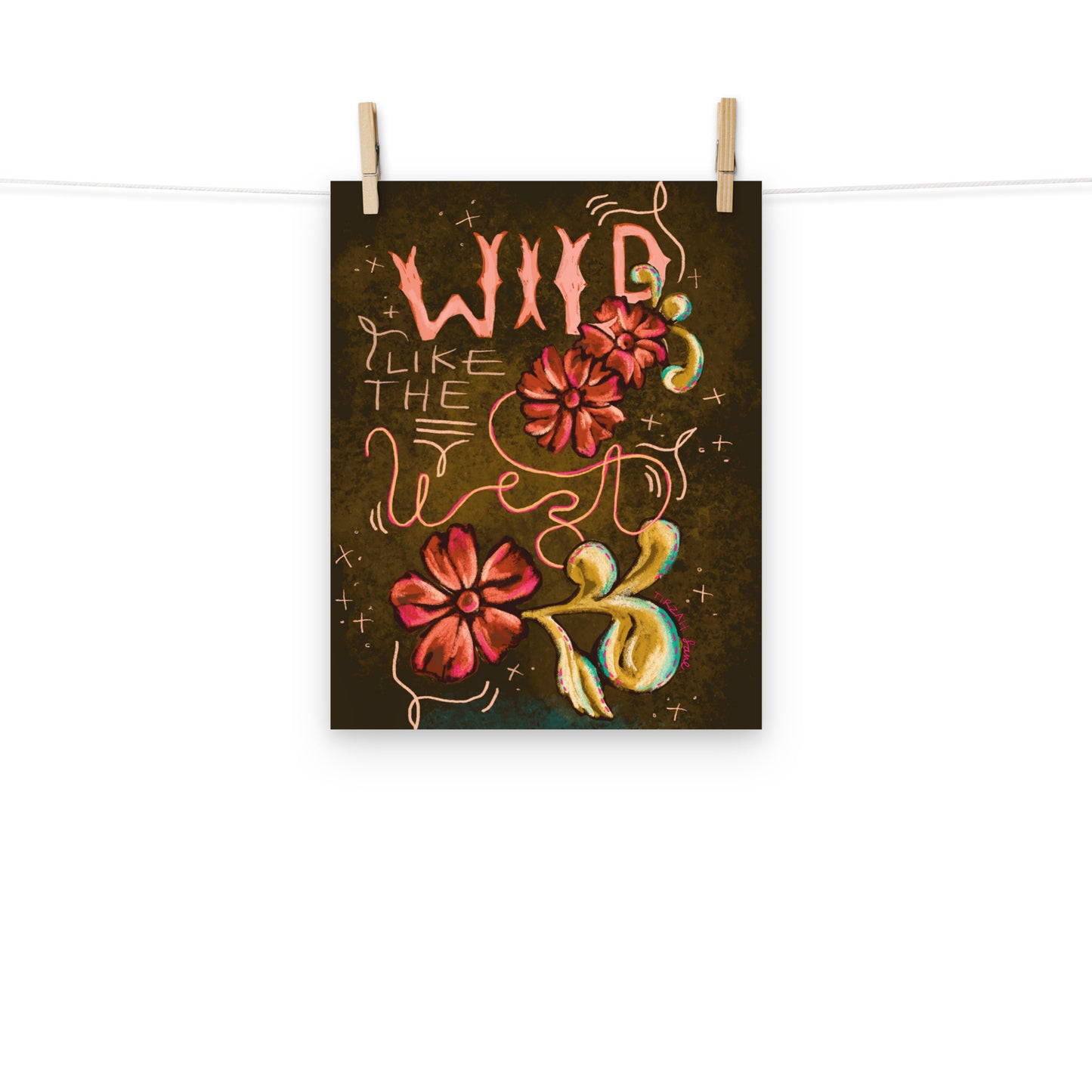 Wild Like The West Art Print
