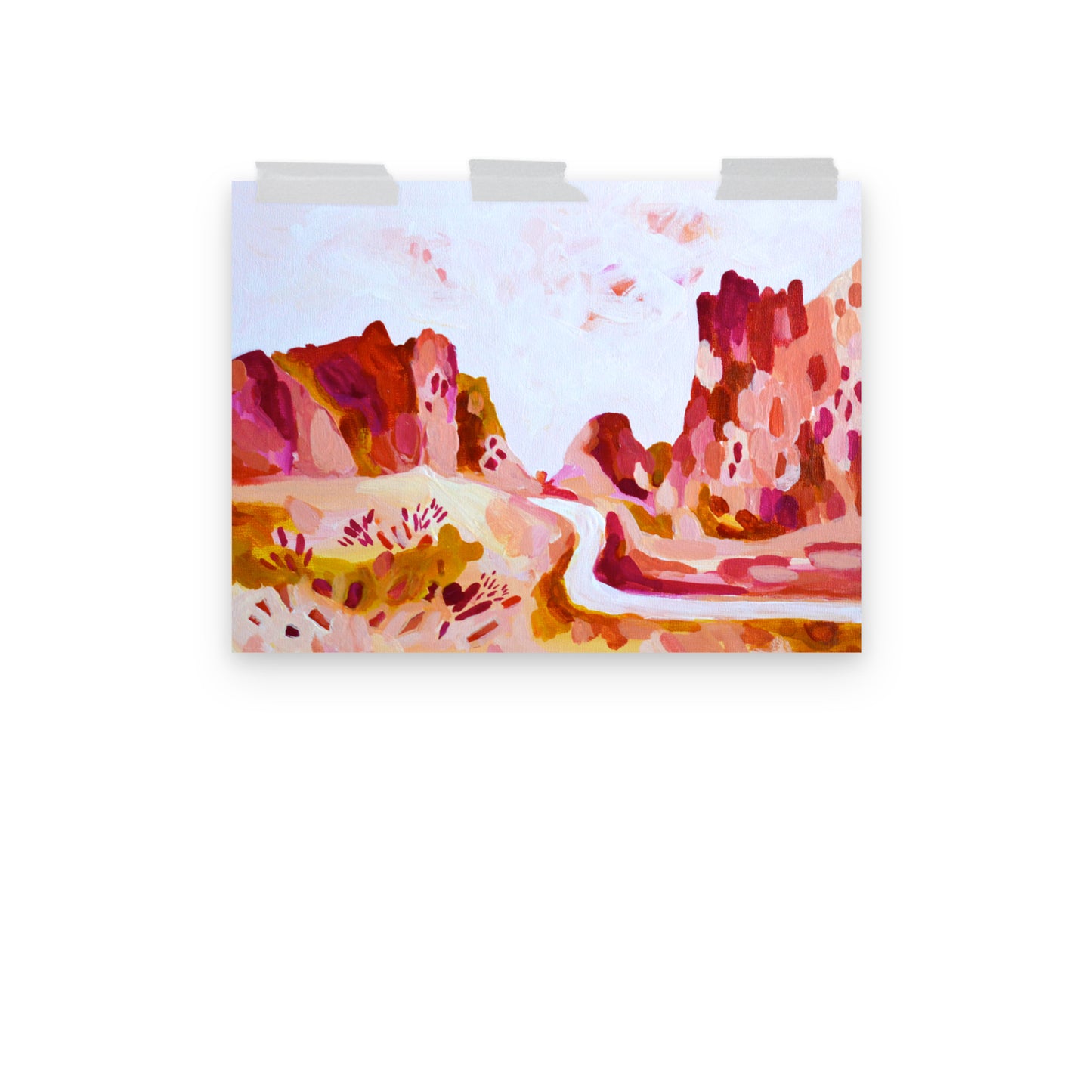 Smith Rock State Park Oregon Colorful Art Print