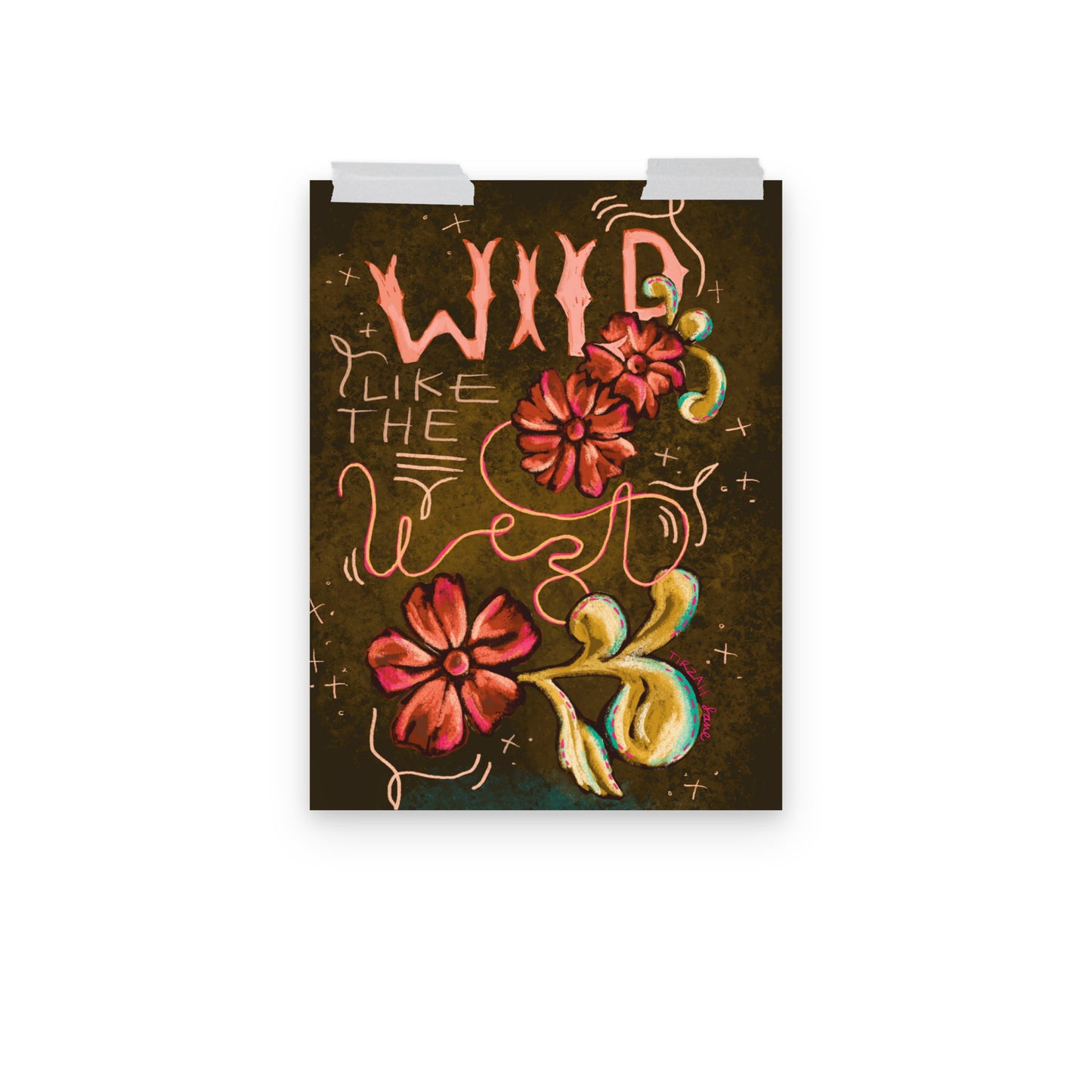 Wild Like The West Art Print