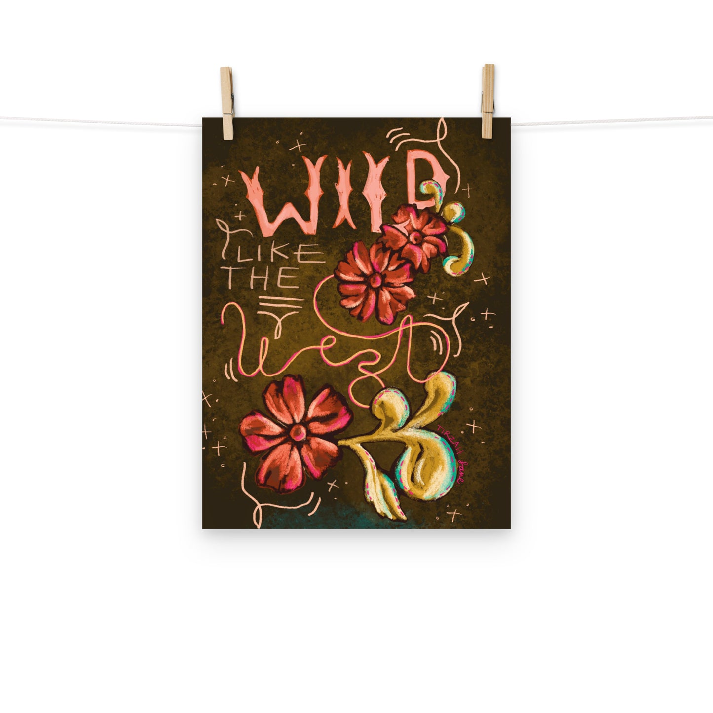 Wild Like The West Art Print