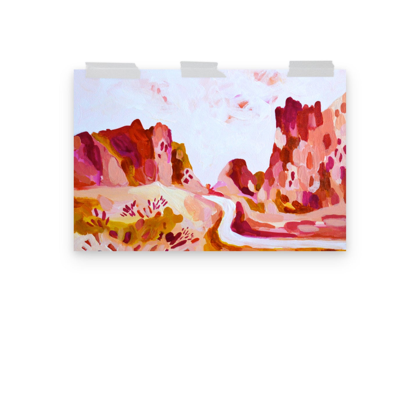 Smith Rock State Park Oregon Colorful Art Print