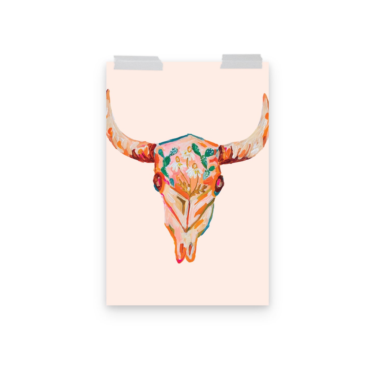 Floral Skull Art Print