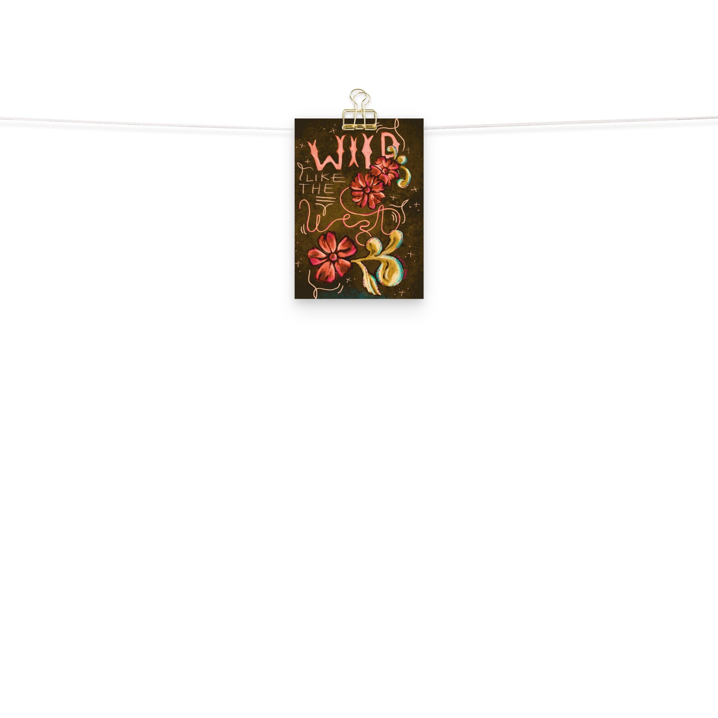 Wild Like The West Art Print
