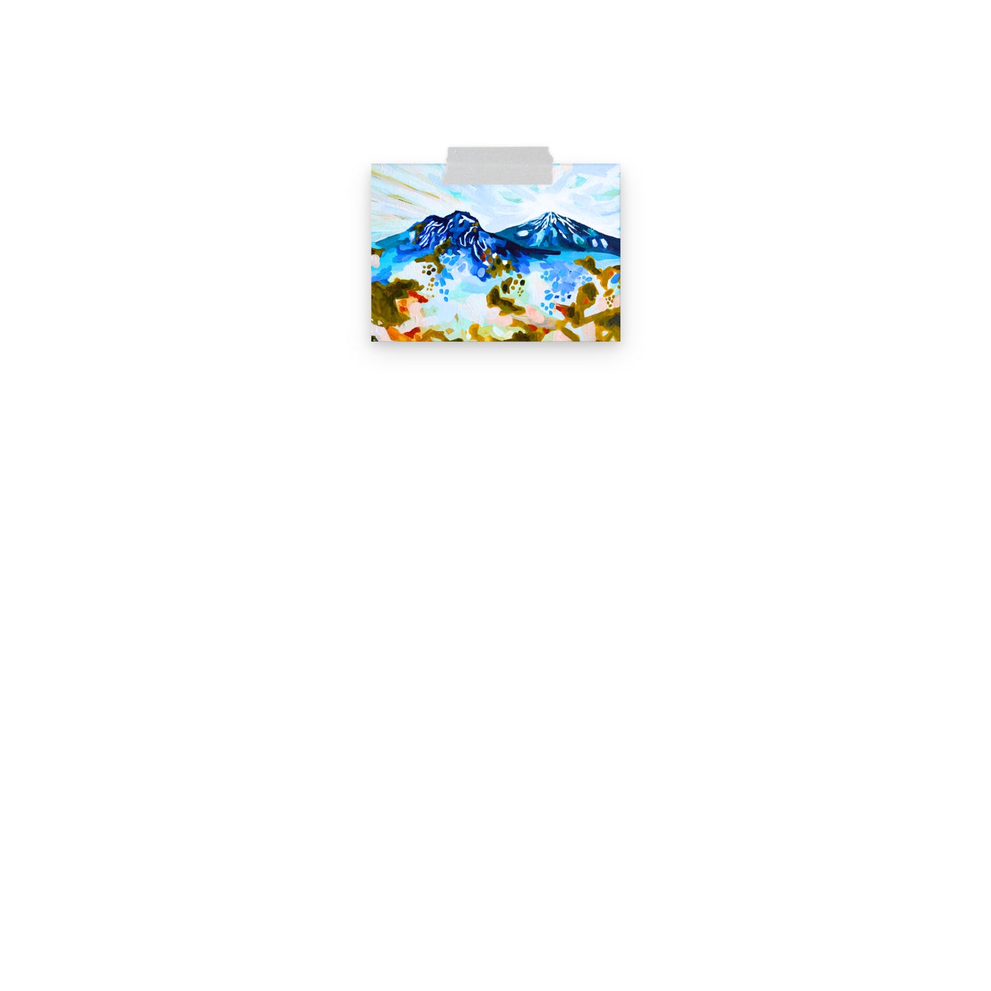 Mt. Bachelor Oregon Central Cascade Mountain Range Art Print