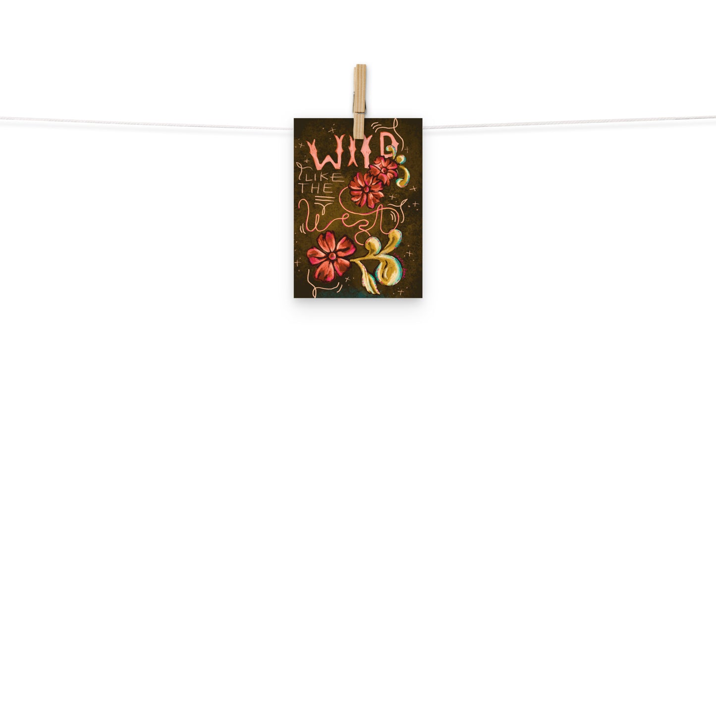Wild Like The West Art Print