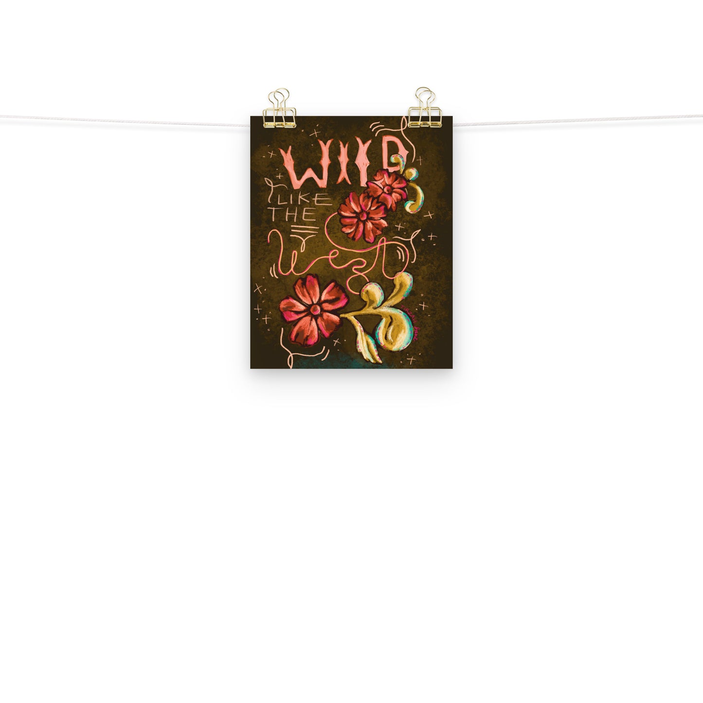 Wild Like The West Art Print