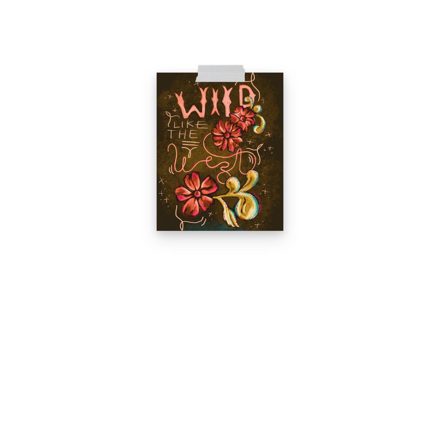 Wild Like The West Art Print