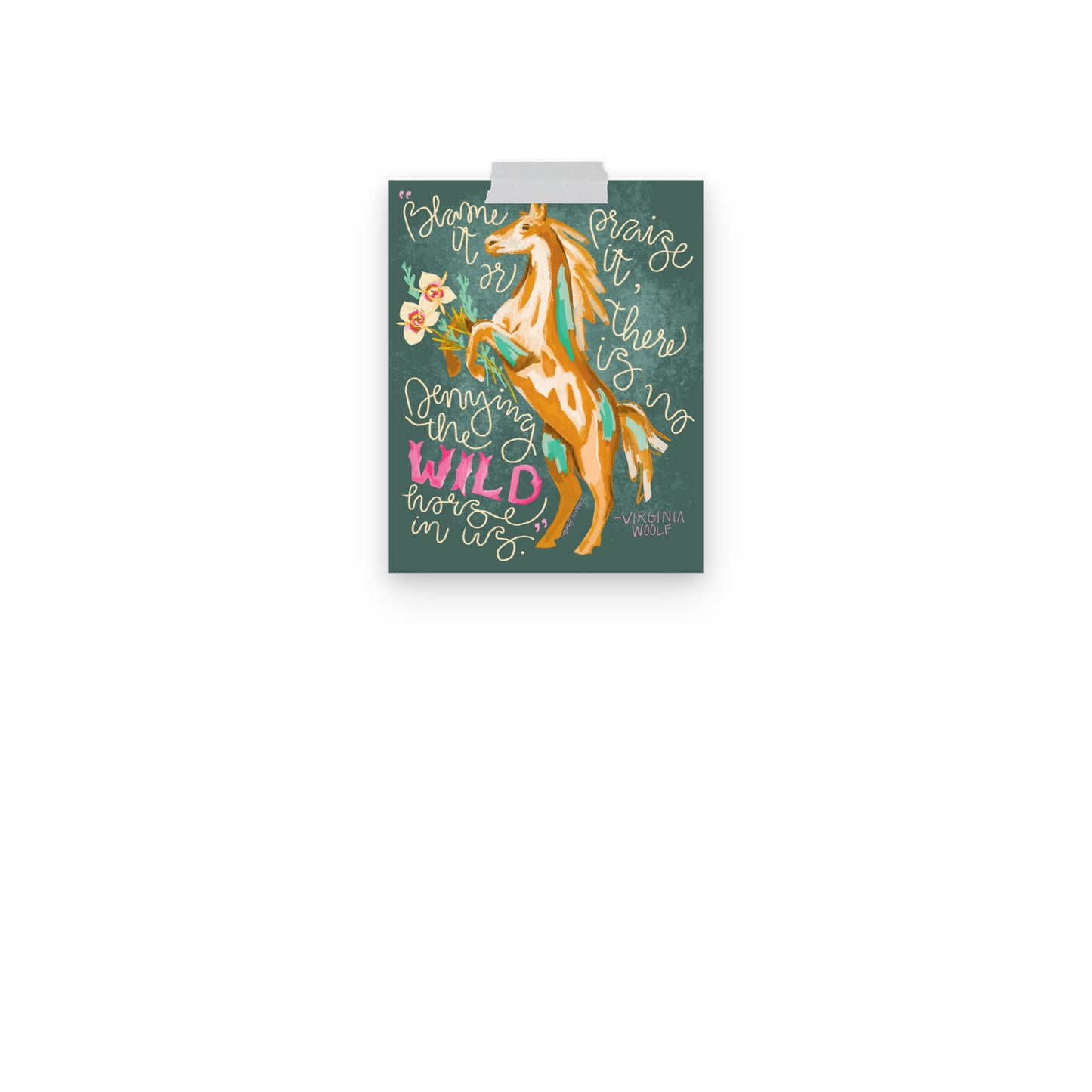 Wild Horses In Us Art Print