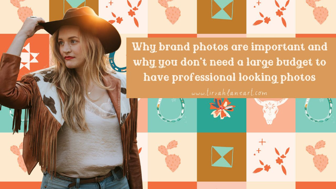 Why brand photos are important and why you don't need a large budget to have professional looking photos