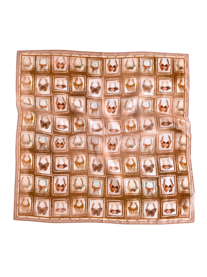 Postal Field Study Wild Rag Western Silk Scarf