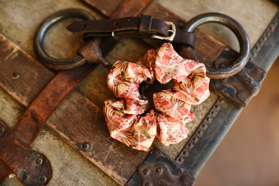 Lucky Wildflowers Scrunchie Cowgirl Hair Accessory