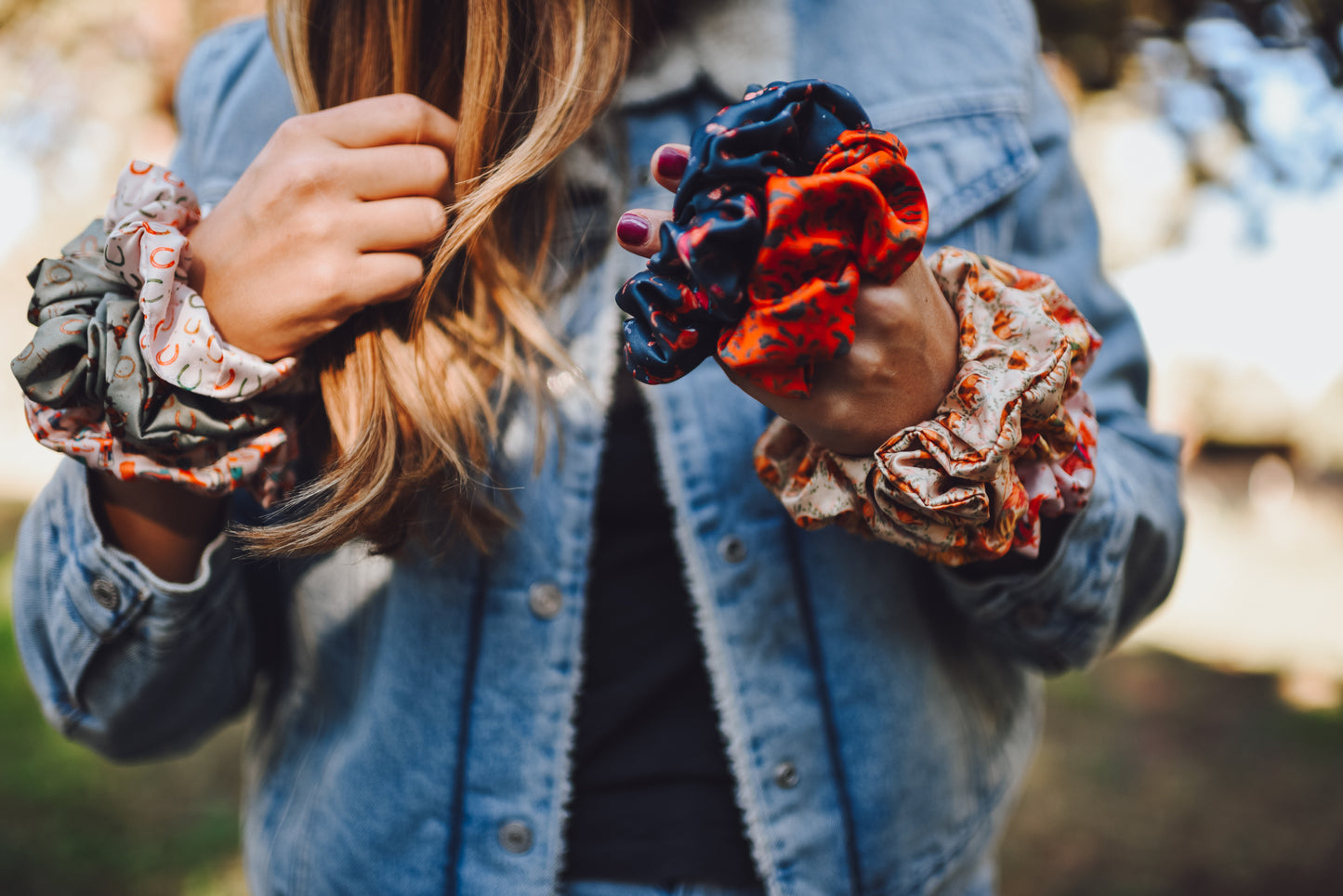 Yeehaw Cowgirl Rodeo Scrunchie Cowgirl Hair Accessory