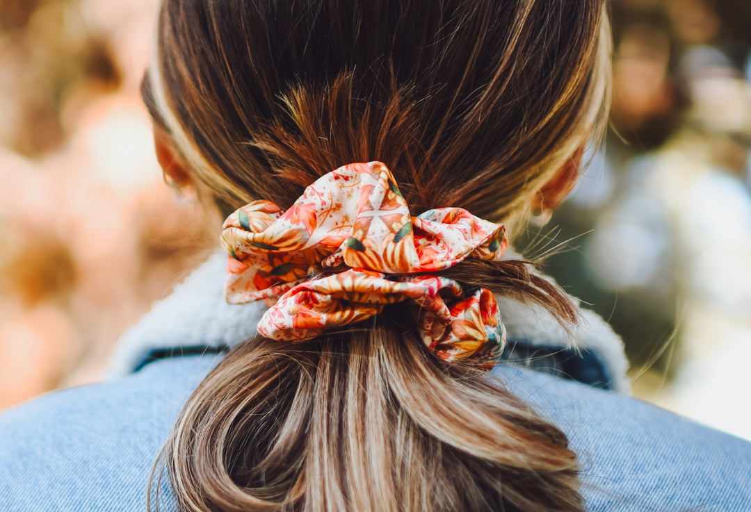 Lucky Wildflowers Scrunchie Cowgirl Hair Accessory