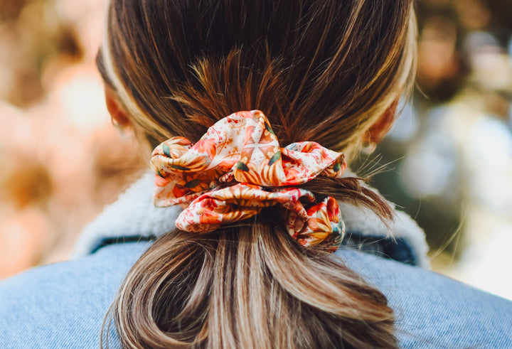 Lucky Wildflowers Scrunchie Cowgirl Hair Accessory
