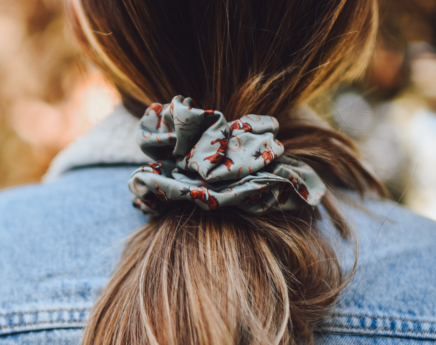 Yeehaw Cowgirl Rodeo Scrunchie Cowgirl Hair Accessory