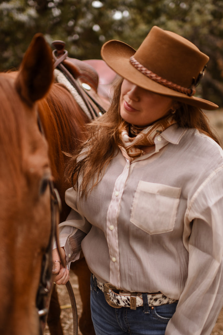 Postal Field Study Wild Rag Western Silk Scarf