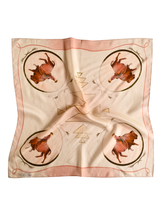 Roamin' Cowgirl Bison Western Scarf Wild Rag