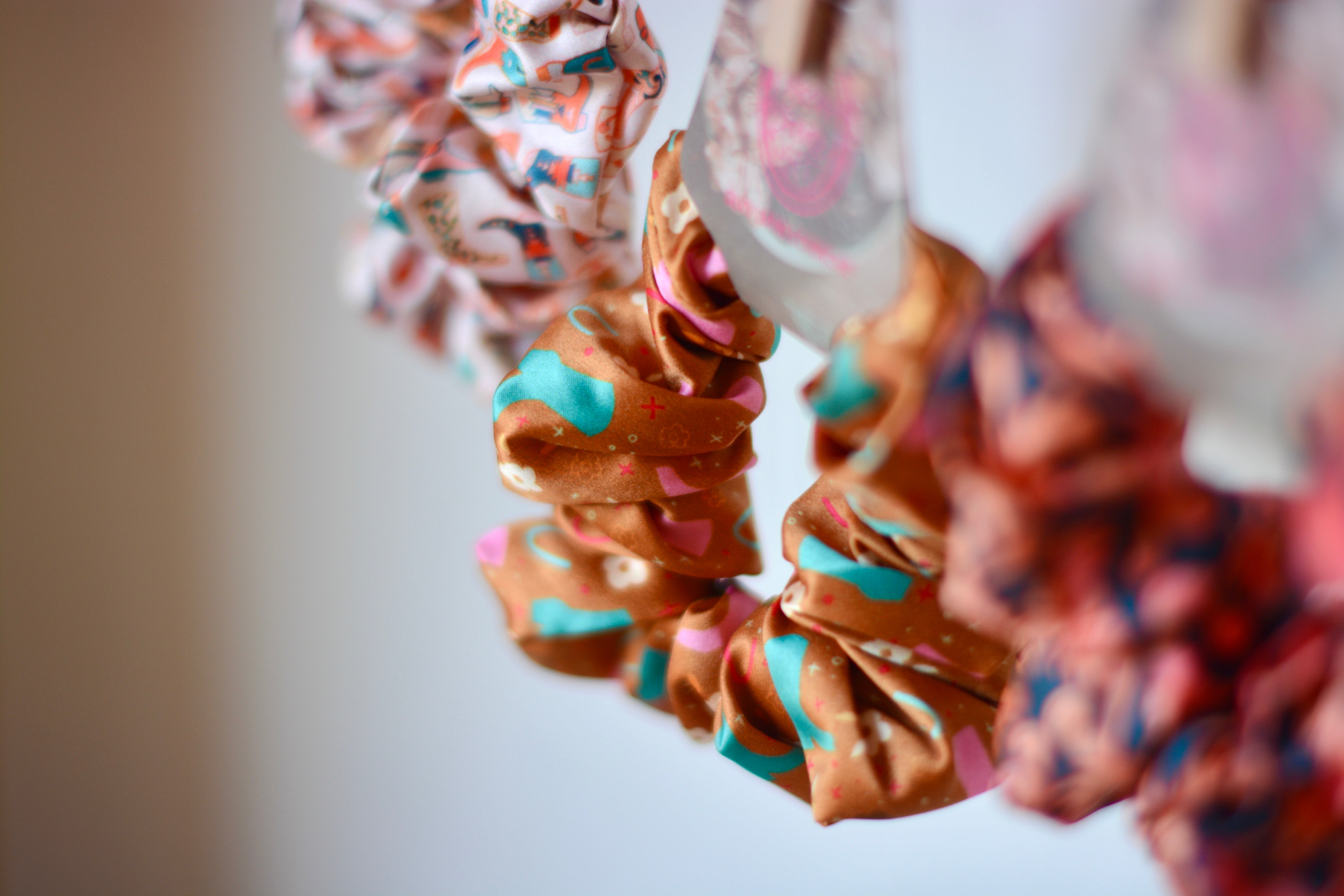 Boots’n Flowers Western Scrunchie Set of 3 Cowgirl Hair Accessory