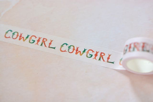 Western Cowgirl Washi Tape